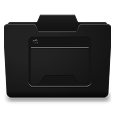 Black Desktop Icon